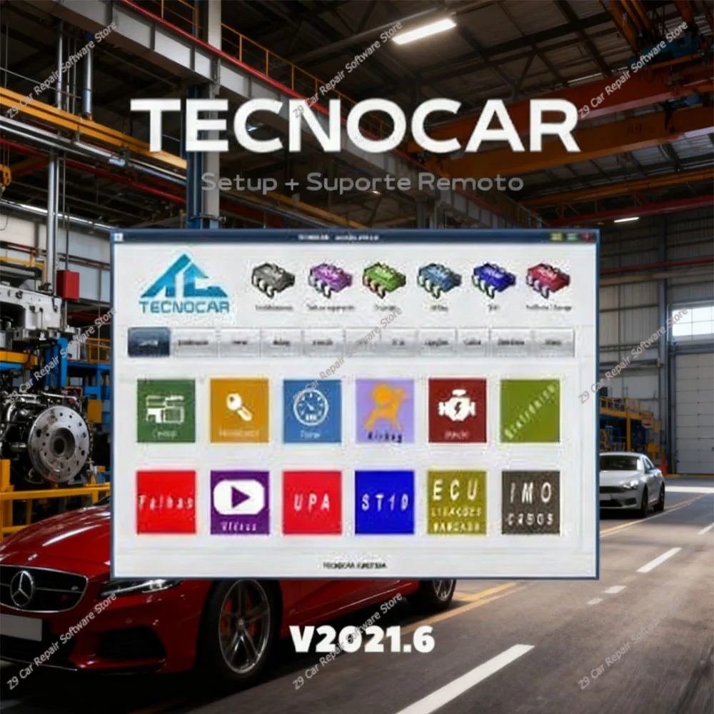 

For Tecnocar 2021.06 cross-information chips,connectors,electricity,injection,airbag,UPA,ST10 car Maintenance diagnostic tools