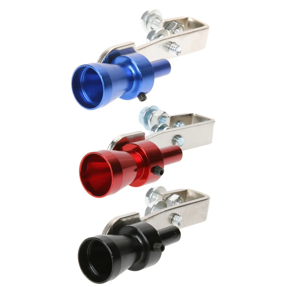 Size S Universal Car Turbo Sound Whistle Muffler Exhaust Pipe Easy Installation Automobile Replacement Instruments