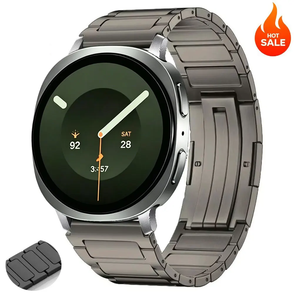 Titanium Metal Bracelet For Samsung Galaxy Watch 9 8 40/44mm 9Classic 46mm Wristband Strap or Galaxy Watch Ultra 2 47mm Band