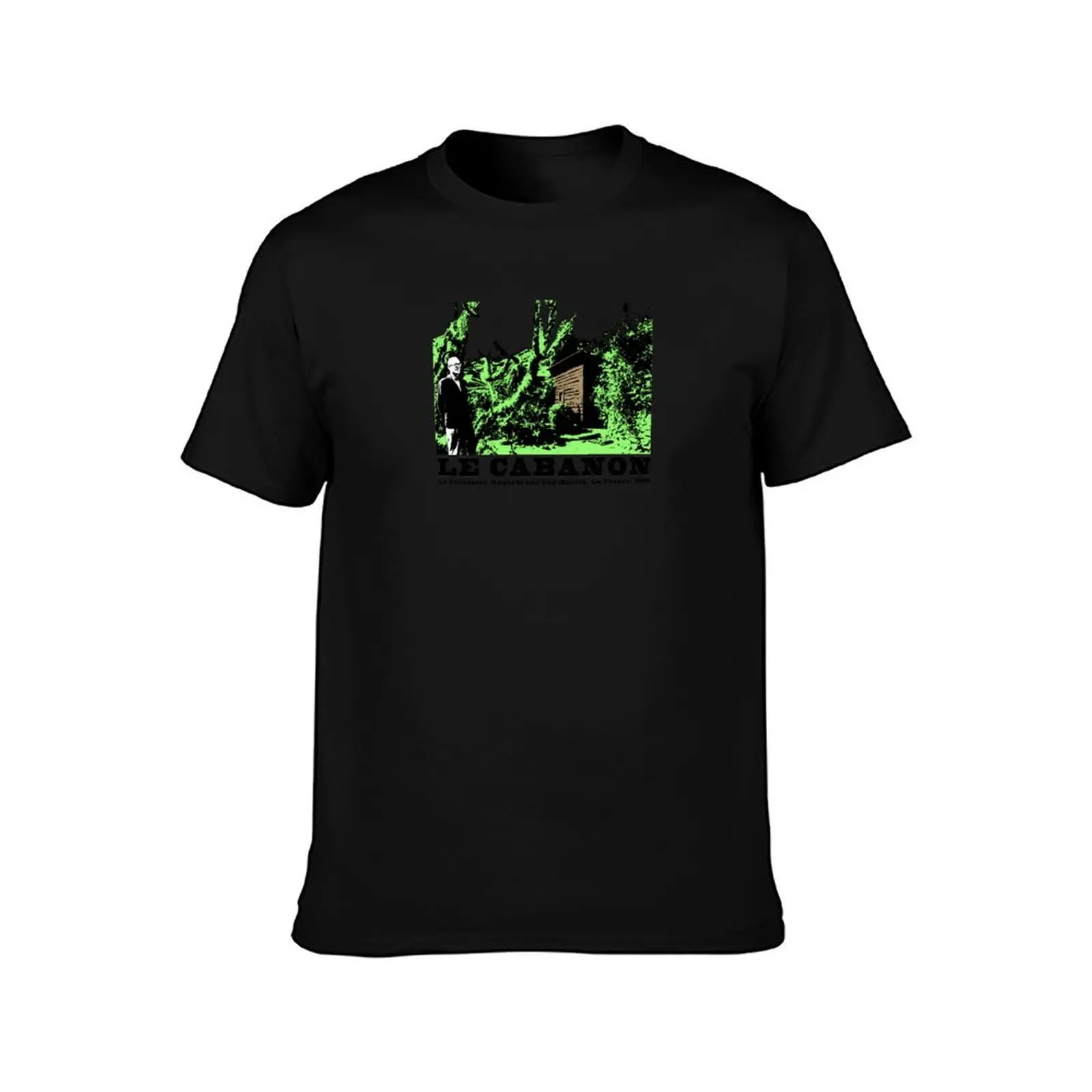 Le Corbusier Cabanon Vintage Architecture T shirt T-Shirt t shirts for man slim fit T-Shirt