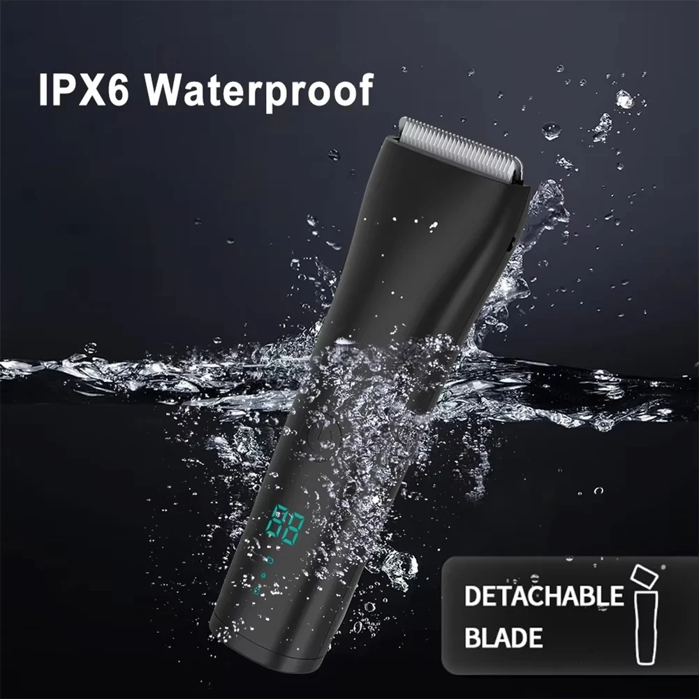 B99A-Body Epilator For Men Rechargeable Hair Removal Sensitive Area Body Hair Trimmer