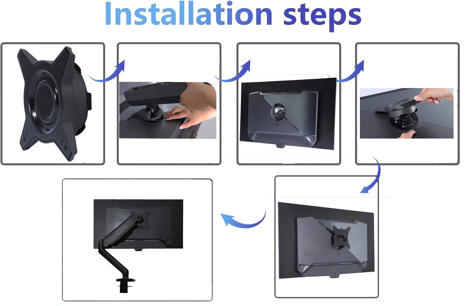 New VESA Adapter for ASUS ROG XG27ACDNG XG32UCWMG PG27AQDP PG27AQDM PG27UCDM by Mount Bracket for VESA 75x75 &100x100 Monitors