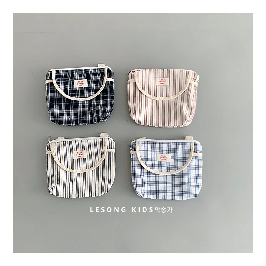 

Kids Backpack Children's Cross Bag Girls' Bag Plaid Shoulder Kid Bag Kids Accessories