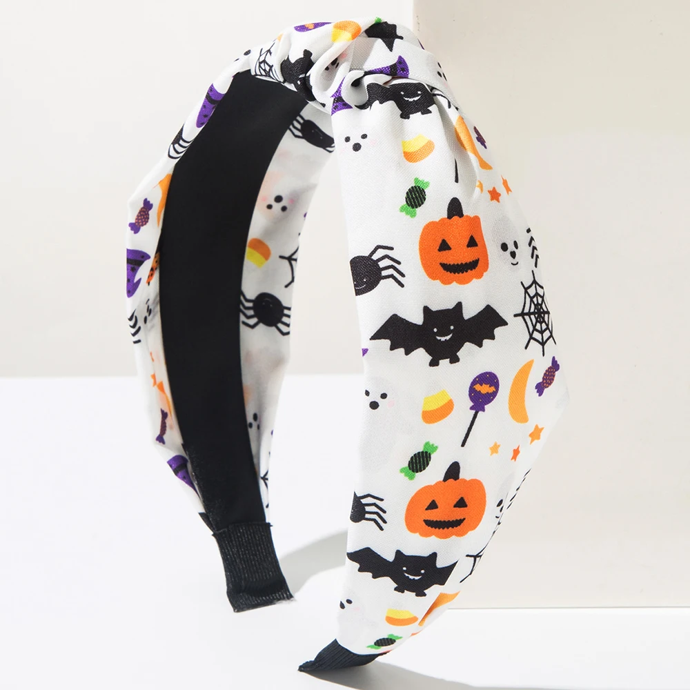 Pumpkin Headband Lightweight Pumpkin Spider Hair Band Bat Ghost Hair Accessories High-Quality Bat Ghost Headband For Gift