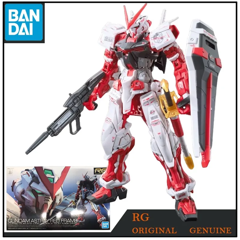 

Bandai оригинальные RG GUNDAM ASTRAY красная рамка искусственные Аниме фигурки, игрушки для мальчиков и девочек, подарок для детей, коллекционные модели, украшения