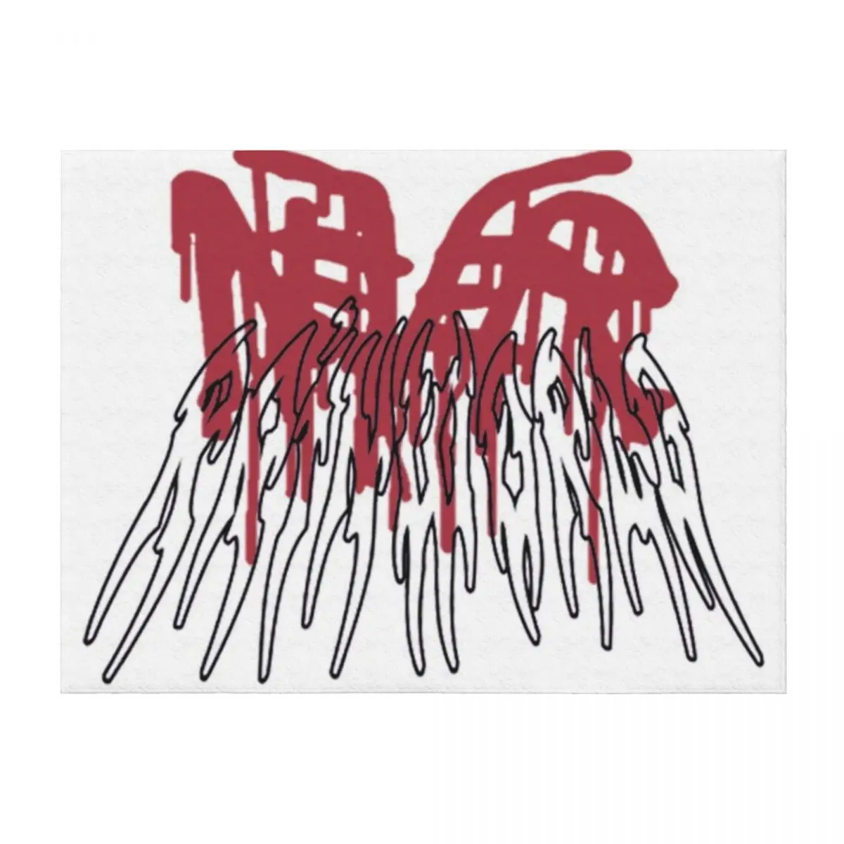 

Bladee Drain Gang Never Rainworld logo Throw Blanket Summer Beddings cosplay anime Baby Flannel Blankets