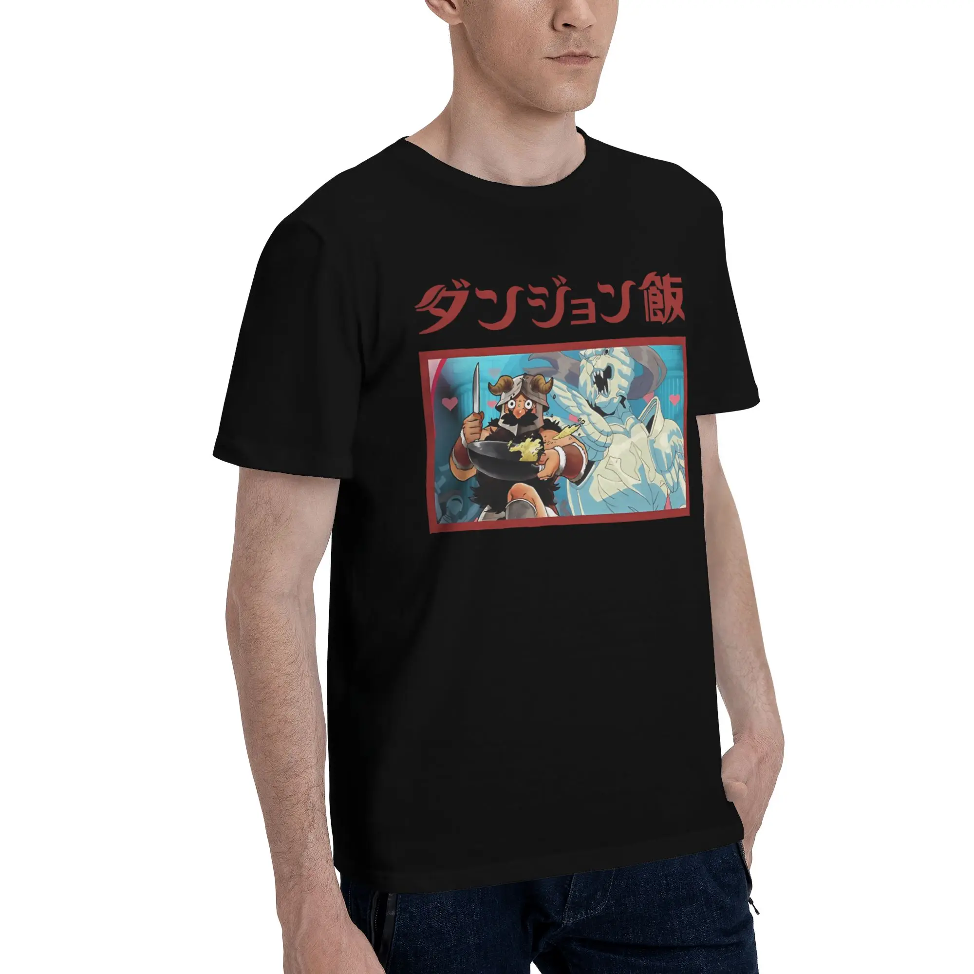 Marcille  Funny Graphic 100% Cotton T-Shirt Delicious in Dungeon Tees Tops For Men