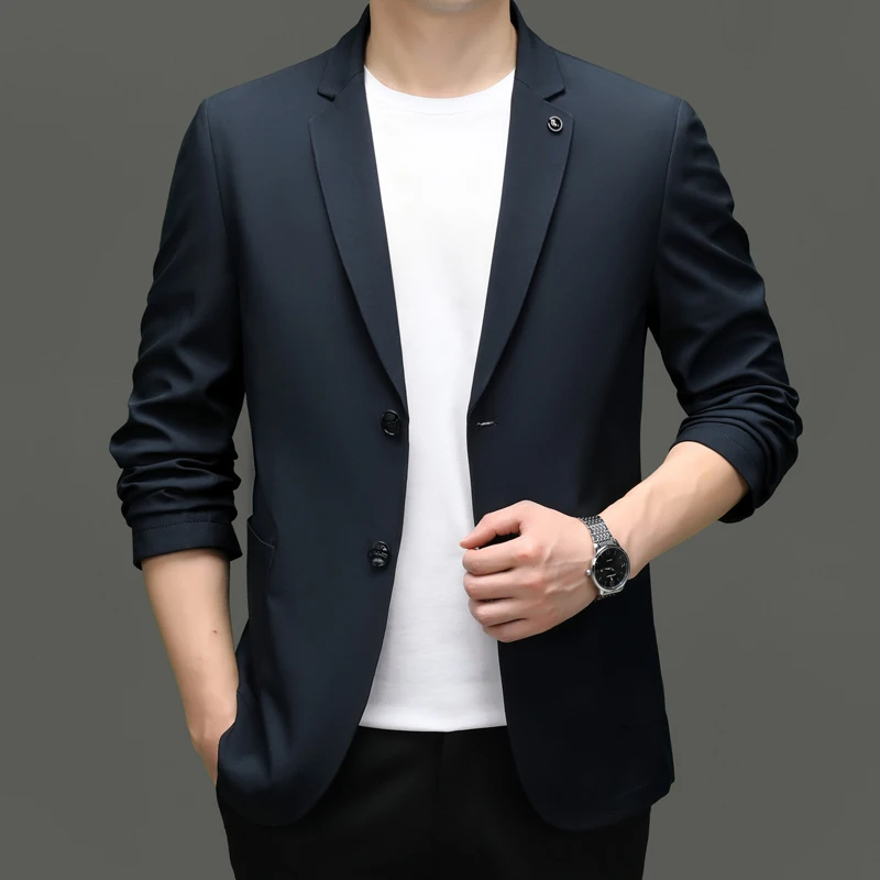 

2026 Blazer Autumn and Winter Men's Fashion Business Outdoor Travel Youth Wedding Youth Slimming Casual High Formal Wear Blazer
