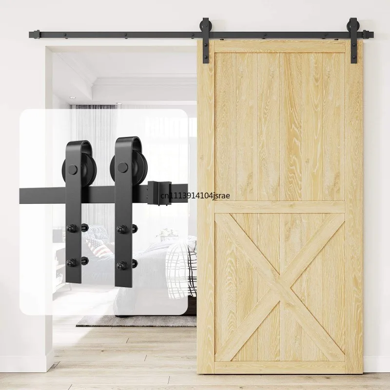 Barn Door Hanging Rail Hardware Accessories Household Sliding Door Track Slide Kit for Interior Wooden Door Home Decoration