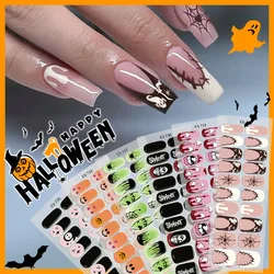 New 20Tips Gel Nail Patch Lighting Hardening UV Semi-Curing DIY Long-lasting Semi-Cured Gel Nail Kits