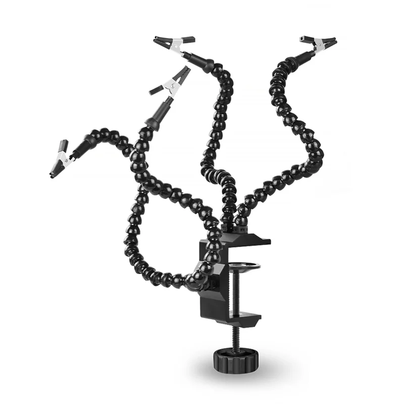 

A07F-Soldering Station Holder PCB Alligator Clip Multi Soldering Helping Hands Third Hand Tool For Welding Repair