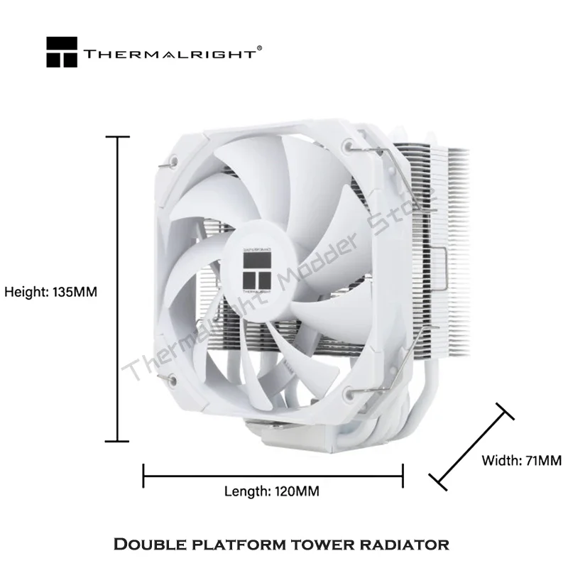 Thermalright Towers CPU Cooler 120MM PWM Cooling Fans 1500RPM AGHP2 5 Heat pipe For Inte AMD AM4 12V DC