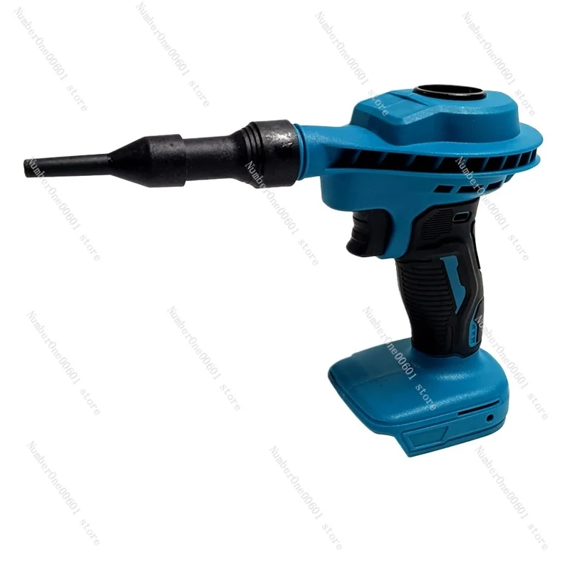 1 PCS 18V Cordless Air Duster Blower Electric Compressed Canned Air Spray Blue Plastic For Makita Battery