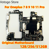 Motherboard Original For OnePlus 7 8 9 10 11 12 Pro 5G 1+ Main Board Logic Chips Circuit Flex Well Unlocked 128/256GB Mainboard