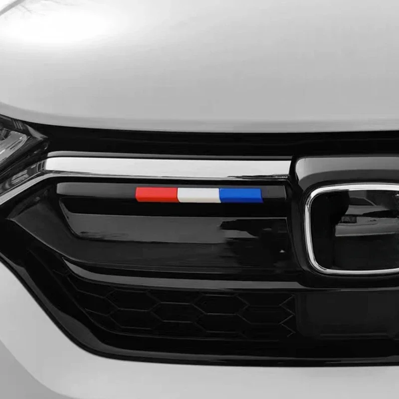 For HONDA CR-V CRV 2021 2022 5th Gen Car Styling Front Grille Trim Light Cover Three Colors Stickers