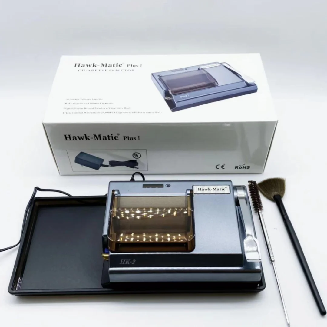 

Hawk-Matic HK-2 Electric Automatic Cigarette Rolling Machine Cigar Roller Smoking Tool Cigarettes Injector Maker DIY Accessories