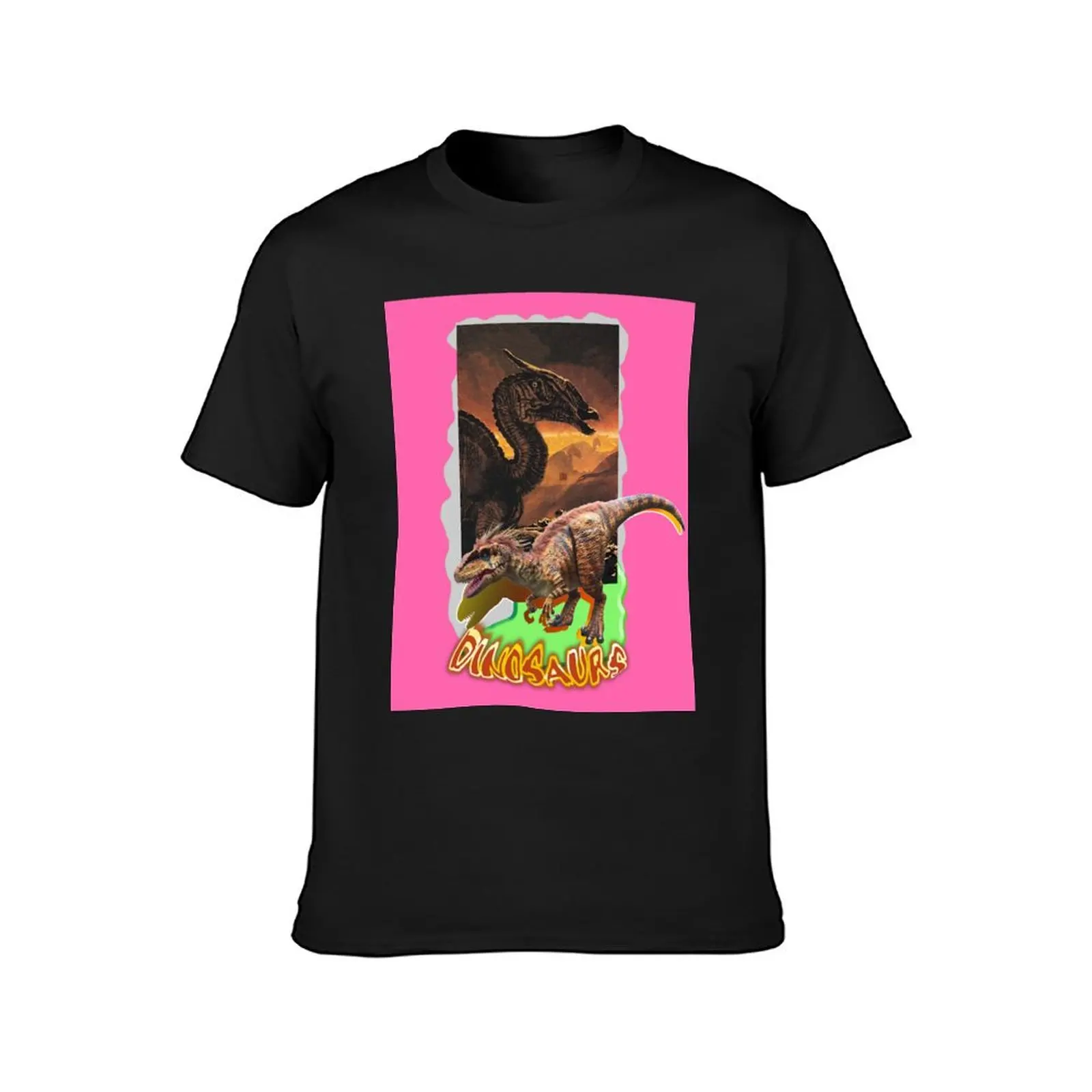 Dinosaurs World 2 (design by ACCI) T-Shirt sublime aesthetic clothes heavyweights cute clothes mens t shirts