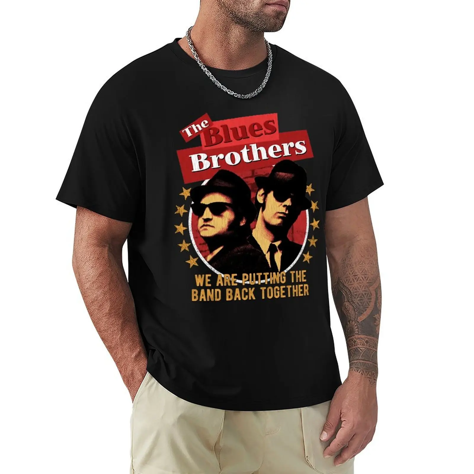 

The Blues movie brothers (12) T-Shirt Funny t-shirt Clothing mens t shirts pack