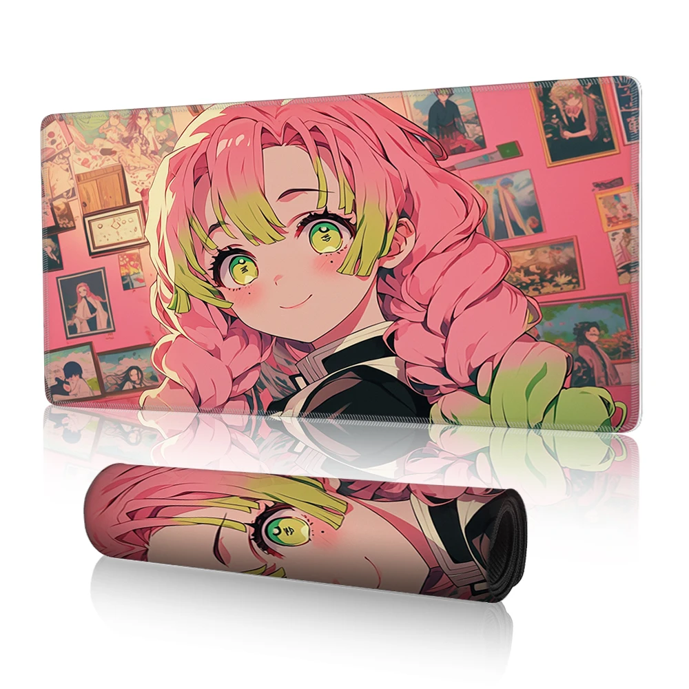 

Anime Mouse Pad Compatible for Demon Slayer,Large Game Mouse Mat,Rubber Desktop Mat,Desktop Protector,Keyboard Pad (240725)