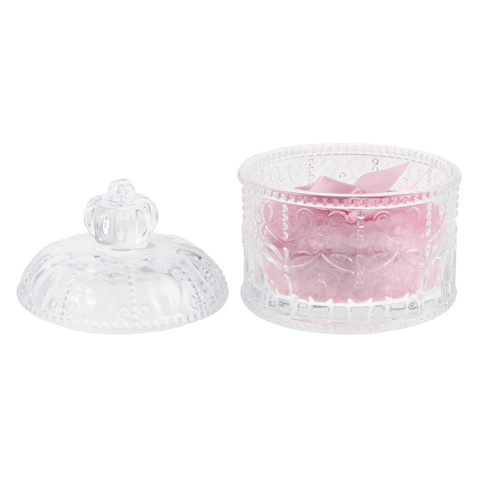 1Set Soft Powder Puff Pad Makeup Applicator 3.34 Inch High Density Fiber Washable Reusable Face Powder Puff Container Travel