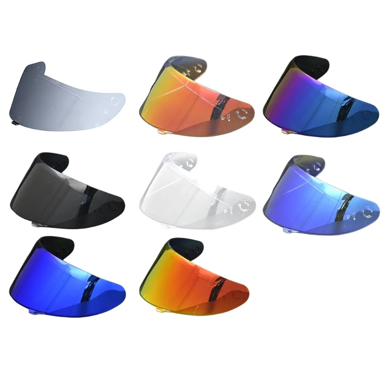 

H3CE Streamlined Motorbike Helmet Visors Lens Cover Scratch Resistant for Various Helmets Windshield Reduces Wind Resistance