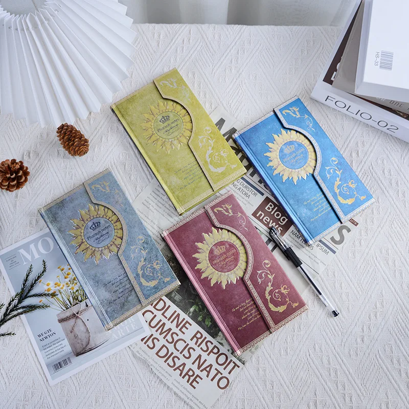 

Hot selling magick magnetic buckle notebook color inner page stationery for school