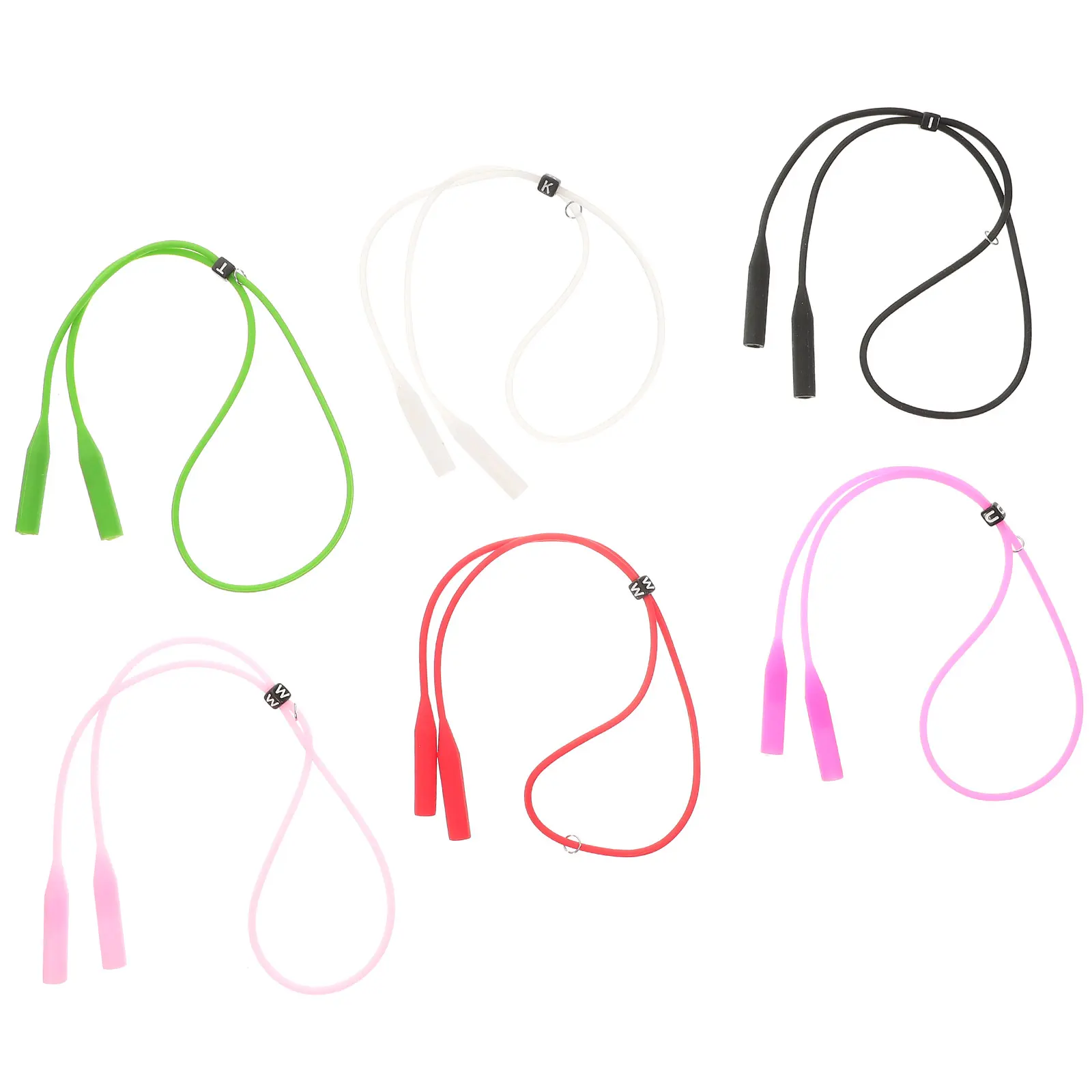 

6pcs Nonslip Glasses Rope Sunglass Strap Eyeglasses Chain Lanyard Sports Anti Slip Cord For Safety Gear Labor Protection