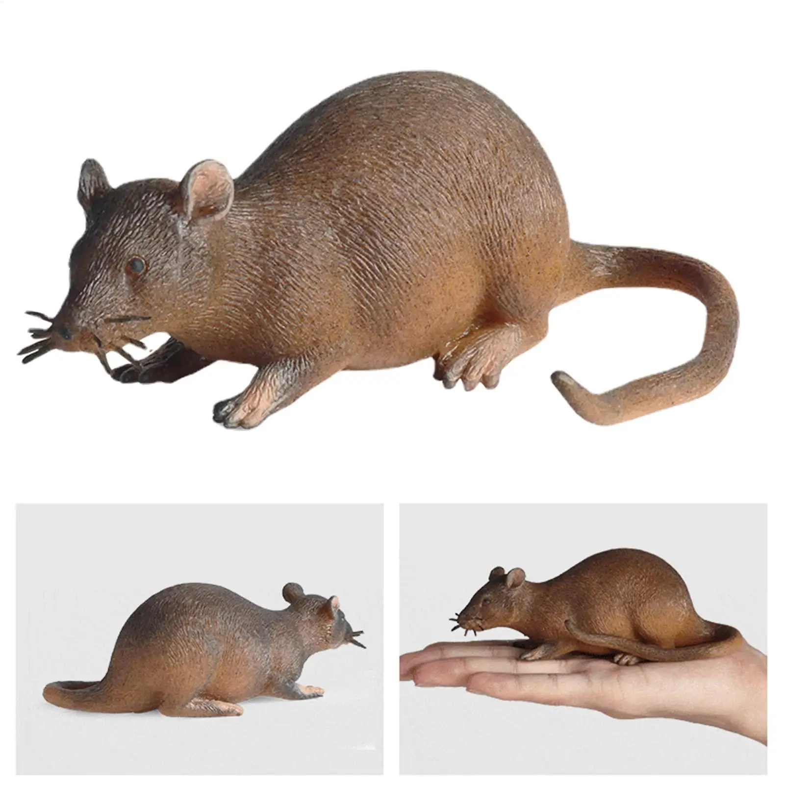 Fake Mouse Toy Halloween Simulated Mice Realistic Prank TPR Mouse Figurines For Joke Party Decor Prop Kids Adults Gift Set