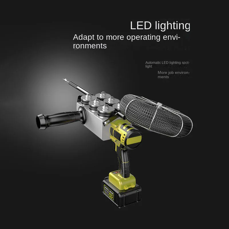 Imagem -05 - Fio de Aço Ocultou as Ferramentas do Fio da Tração do Fio Rosqueando Automático a Máquina o Eletricista e o Eletricista Bateria de Lítio 40 m Min o