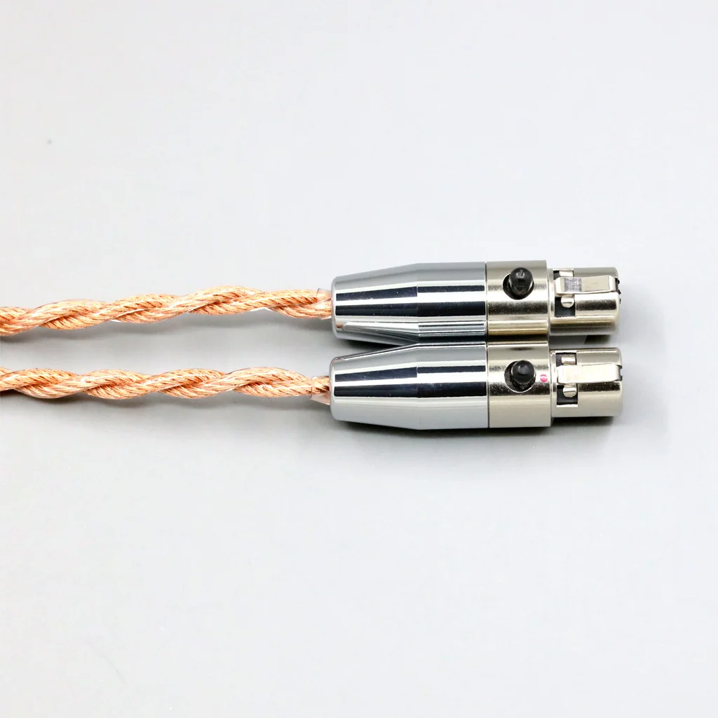 Graphene 7N OCC Shielding Coaxial Mixed Earphone Cable For Audeze LCD-3 LCD-2 LCD-X LCD-MX4 LCD-XC LCD-4z LCD-GX lcd-24 LN007774