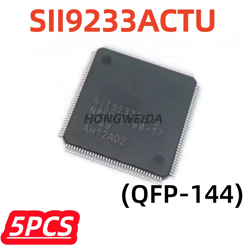 5Pcs/lot 100% New SII9233ACTU SIL9233ACTU SII9233 QFP144 Video interface chip