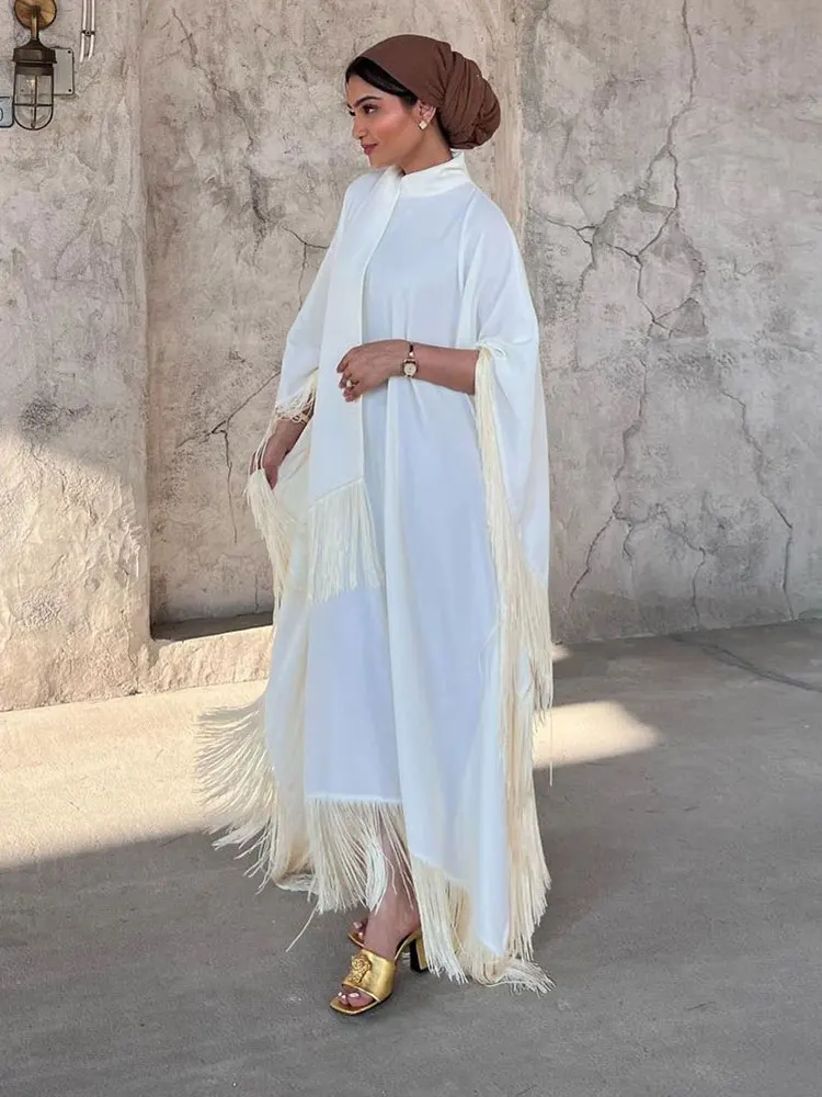 

Batwing Abaya Moroccan Kaftan for Women Arabic Evening Dresses Gulf Jalabiya Islamic Long Dress Muslim Dubai Party Outfit Eid