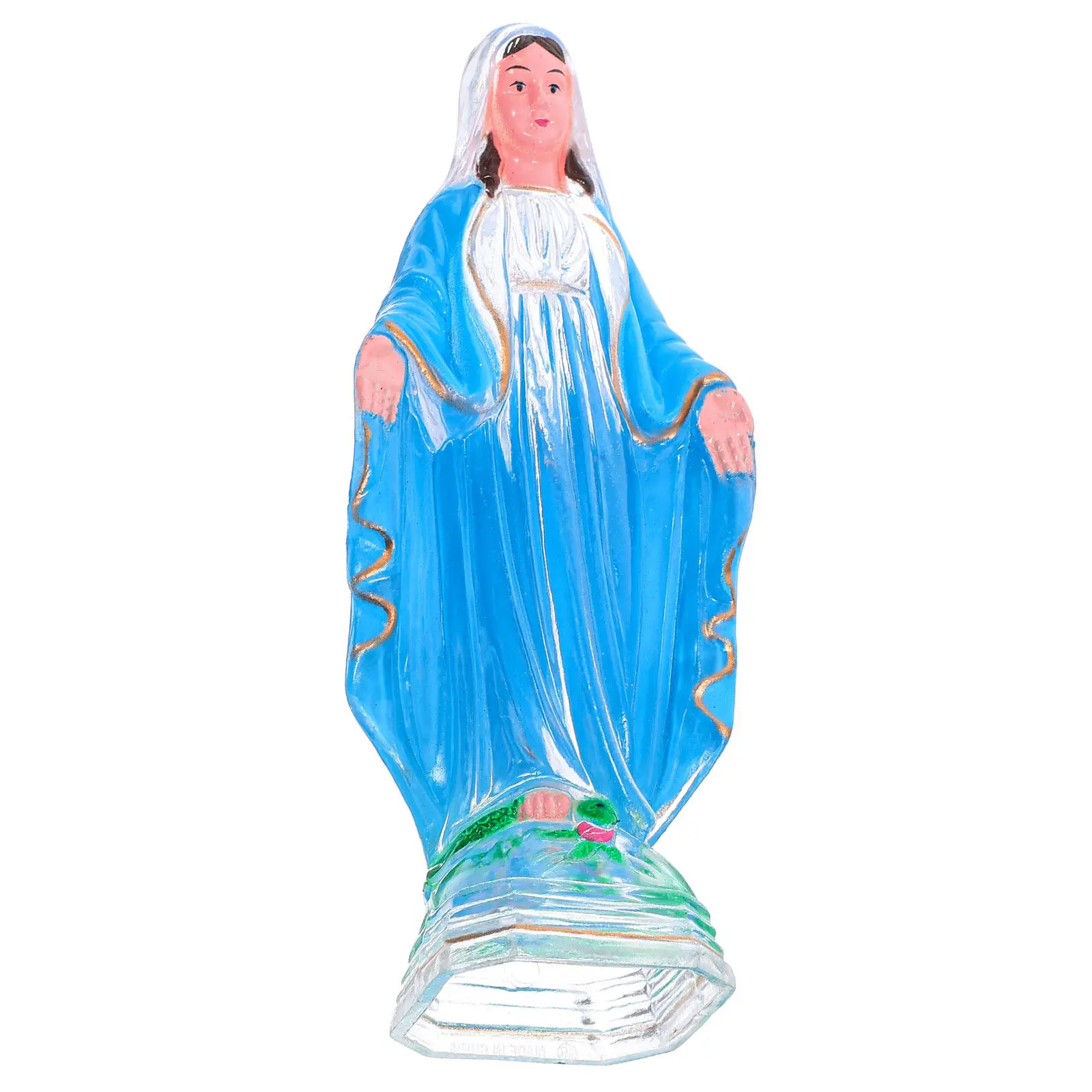Home Decor Catholic Gifts Icons Mary Statue Outdoor Blessed Virgin Ornament Mother Sky-blue Statues