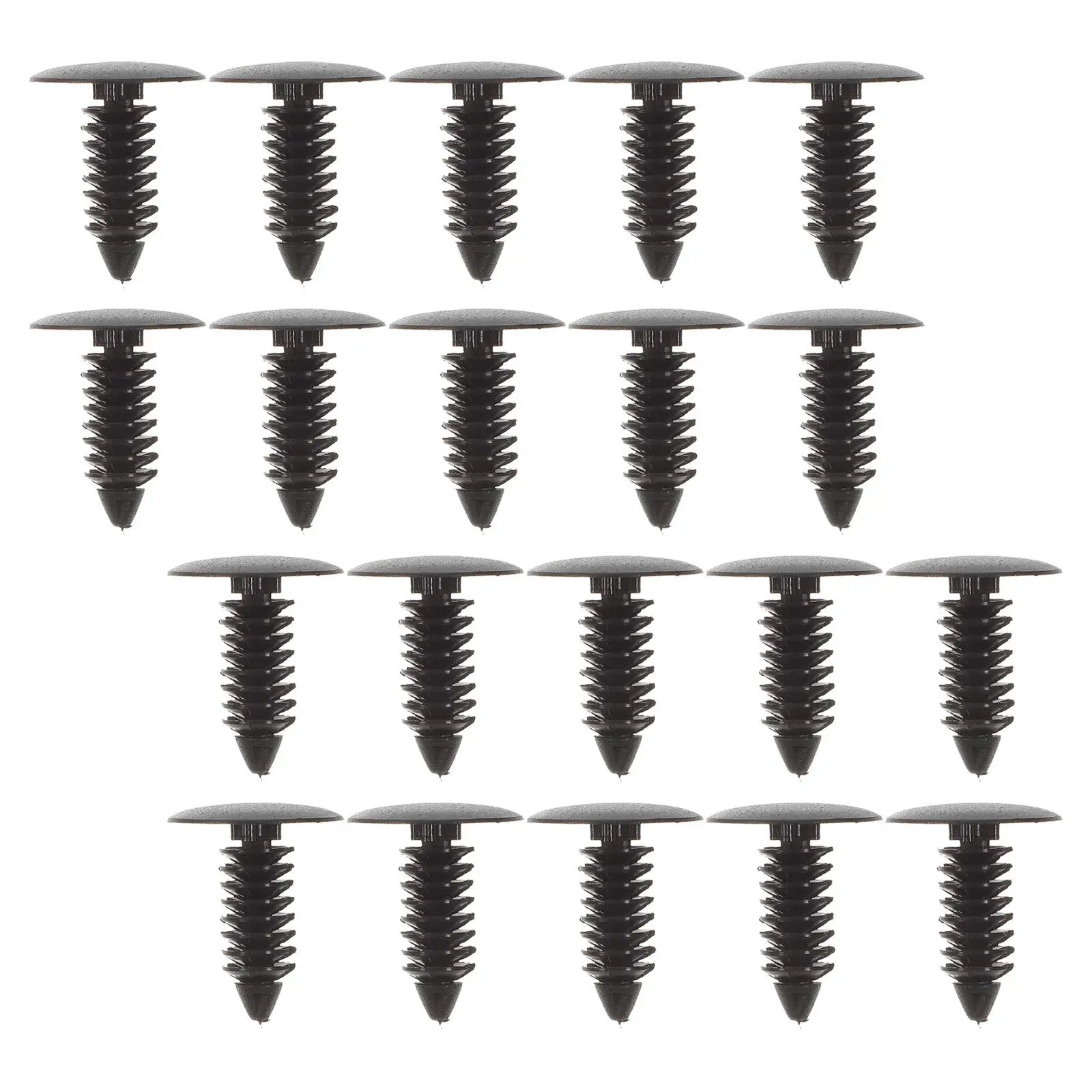 200Pcs Nylon Car Headliner Clip 8Mm Roof Lining Retainer Plastic Interior Fastener Ceiling Panel Fixing for Auto Vehicle