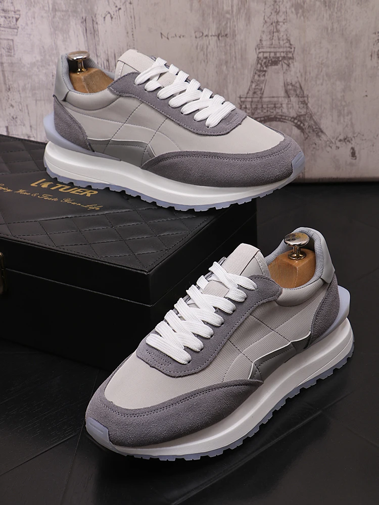 

Мужская модная спортивная повседневная с низким верхом, дышащая Me Outdoor Dad oes, удобная резиновая подошва без шнуровки с круглым носком