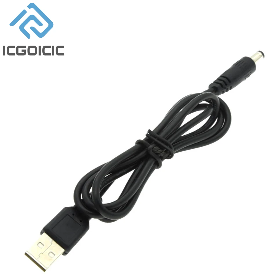 Uno-r3 개발 보드용 USB 전원 케이블, USB to DC5.5 * 2.1mm, 5V9V12V 부스트 케이블, Esp8266, Esp32