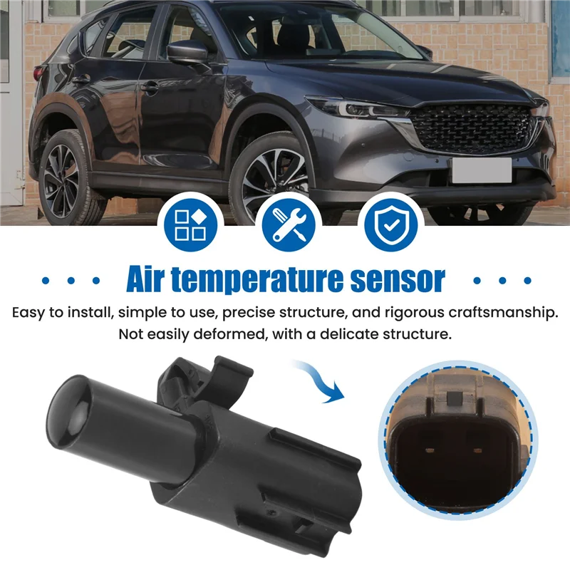 Sensor de temperatura ambiente externo automático autêntico para mazda 2/3/5/6 CX-5 CX-7 2006-2014 G5-18-61-764