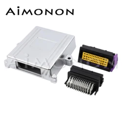 1 Set 39 Pin ECU Box Aluminum Shell Plug Car Control Box Generator Panel Connector PCB Socket With Terminal
