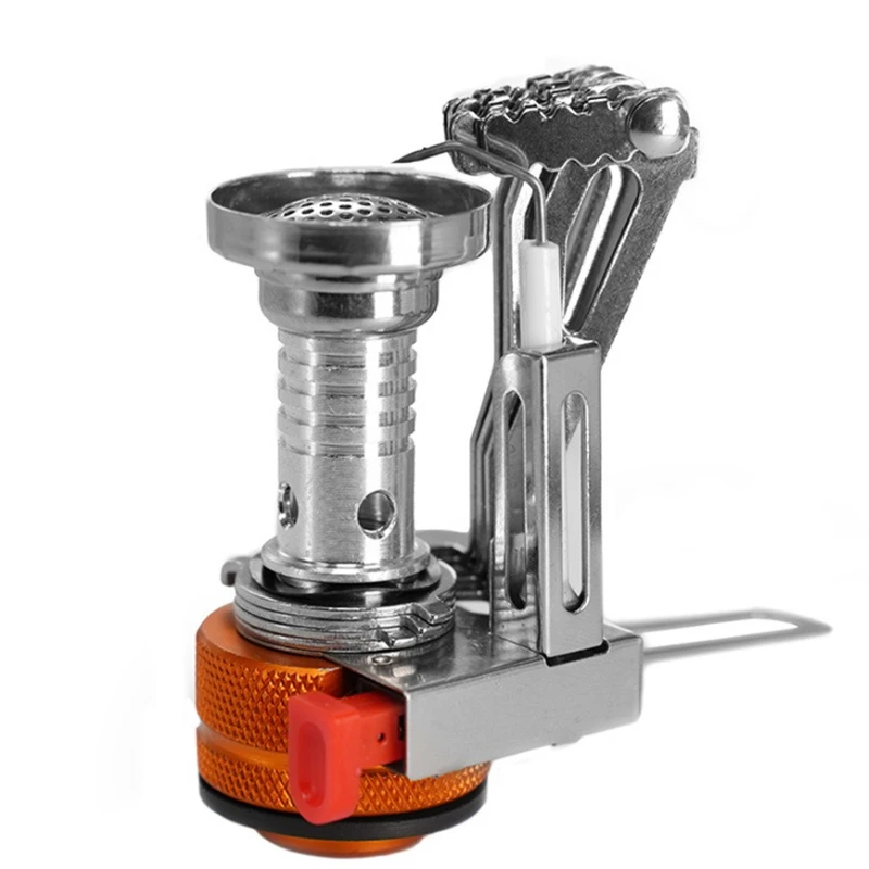 Portable All in One Gas Camping Stove Burner Outdoor Camping Hiking Backpacking Picnics Compact Outdoor Cooking Stove