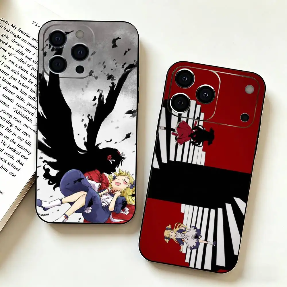 

Suspense Anime S-Shadows House Phone Case For iPhone 17, 16,15,14,13,12,11 Plus,Pro Max, Others Soft Black Cover
