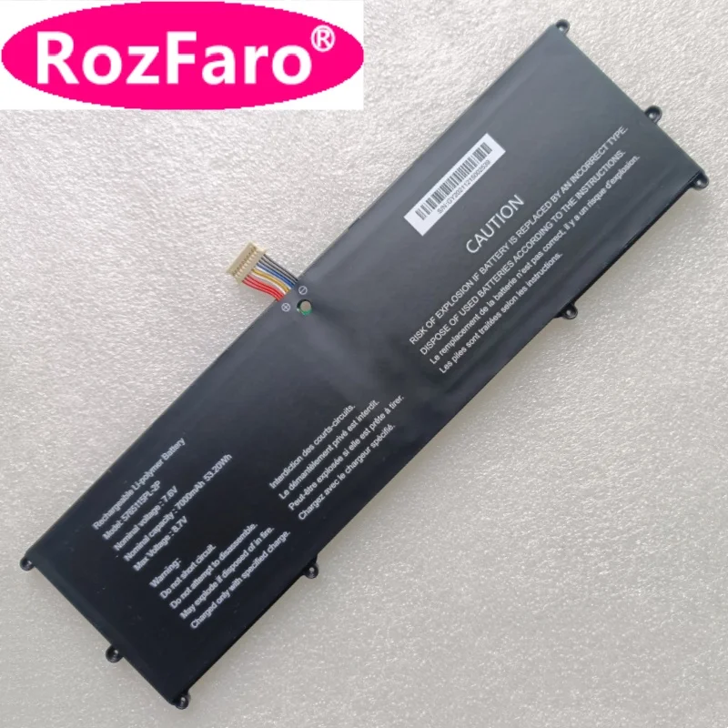 RozFaro-Batterie pour ordinateur portable, 7.6V, 7000mAh, 5765115PL-2P, pour module Justice, avec n'aime, Securebook 5, NV116APNB