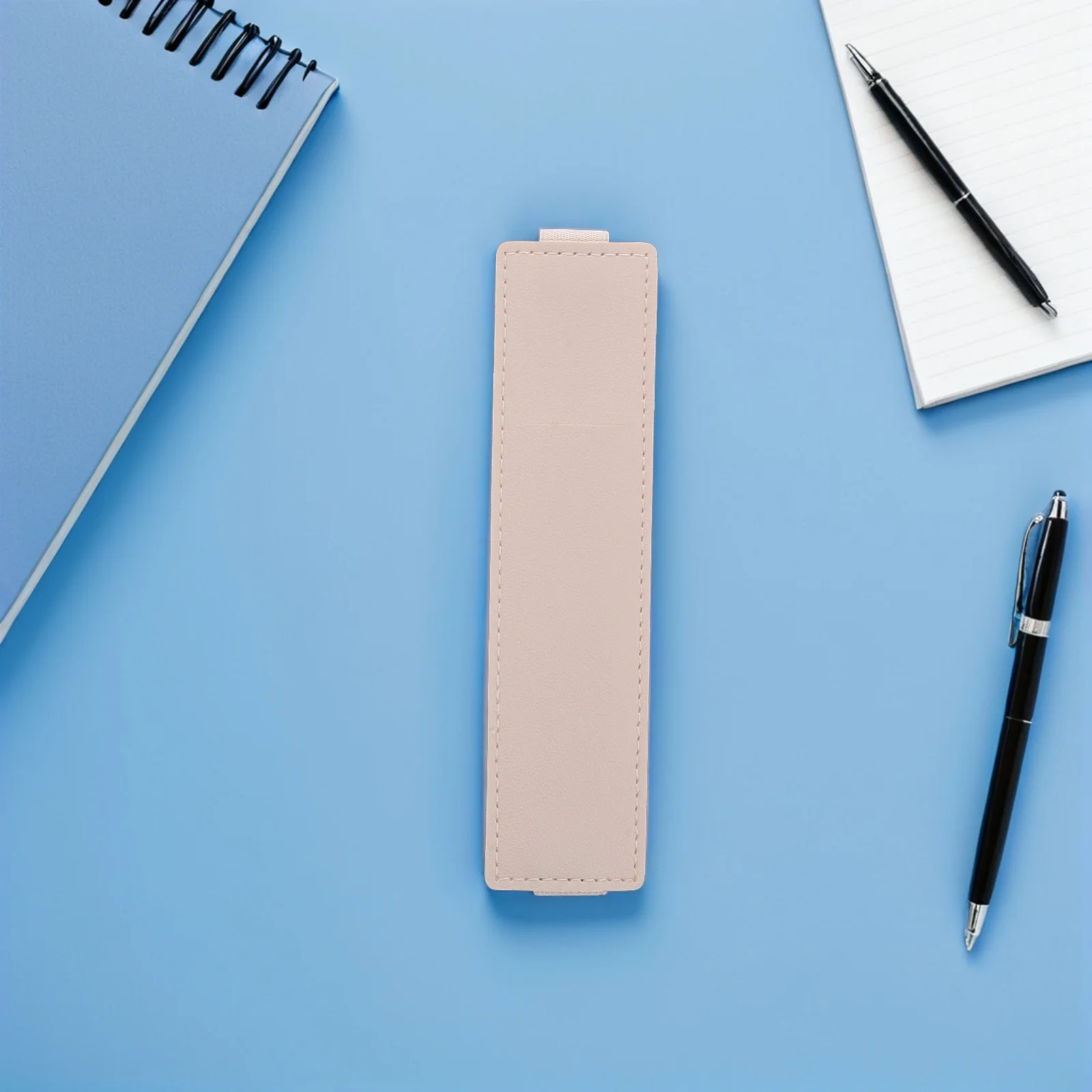 

6Pcs Pen Holder for Notebook Elastic Band PU Strap for Planners Journals School Office Study Organizer