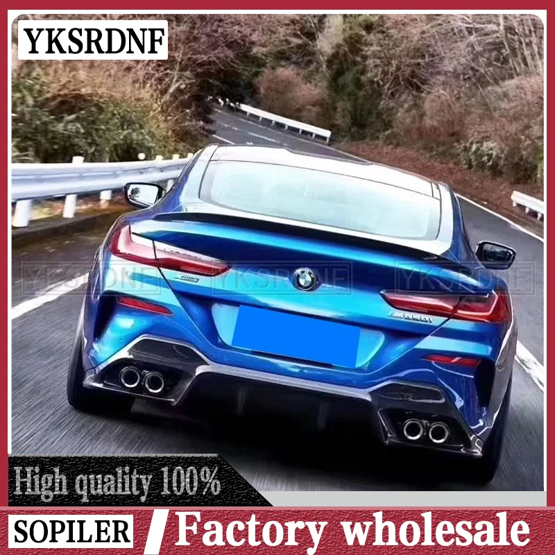 

Для BMW m8 Series G14 G15 G16 840i, углеродное волокно, Задняя Крышка багажника, автомобильный Стайлинг