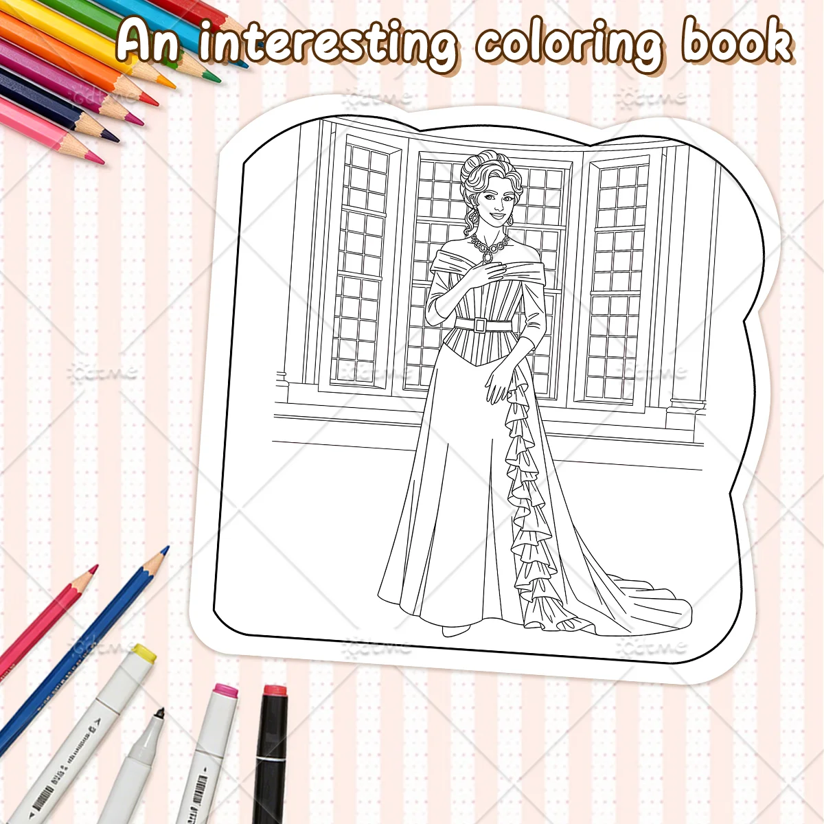 Mode-Malbuch für Erwachsene: Niedliche, gemütliche Tagesaktivitäten und unregelmäßige Muster zur Entspannung (Cozy Spaces Coloring) – Detail 5