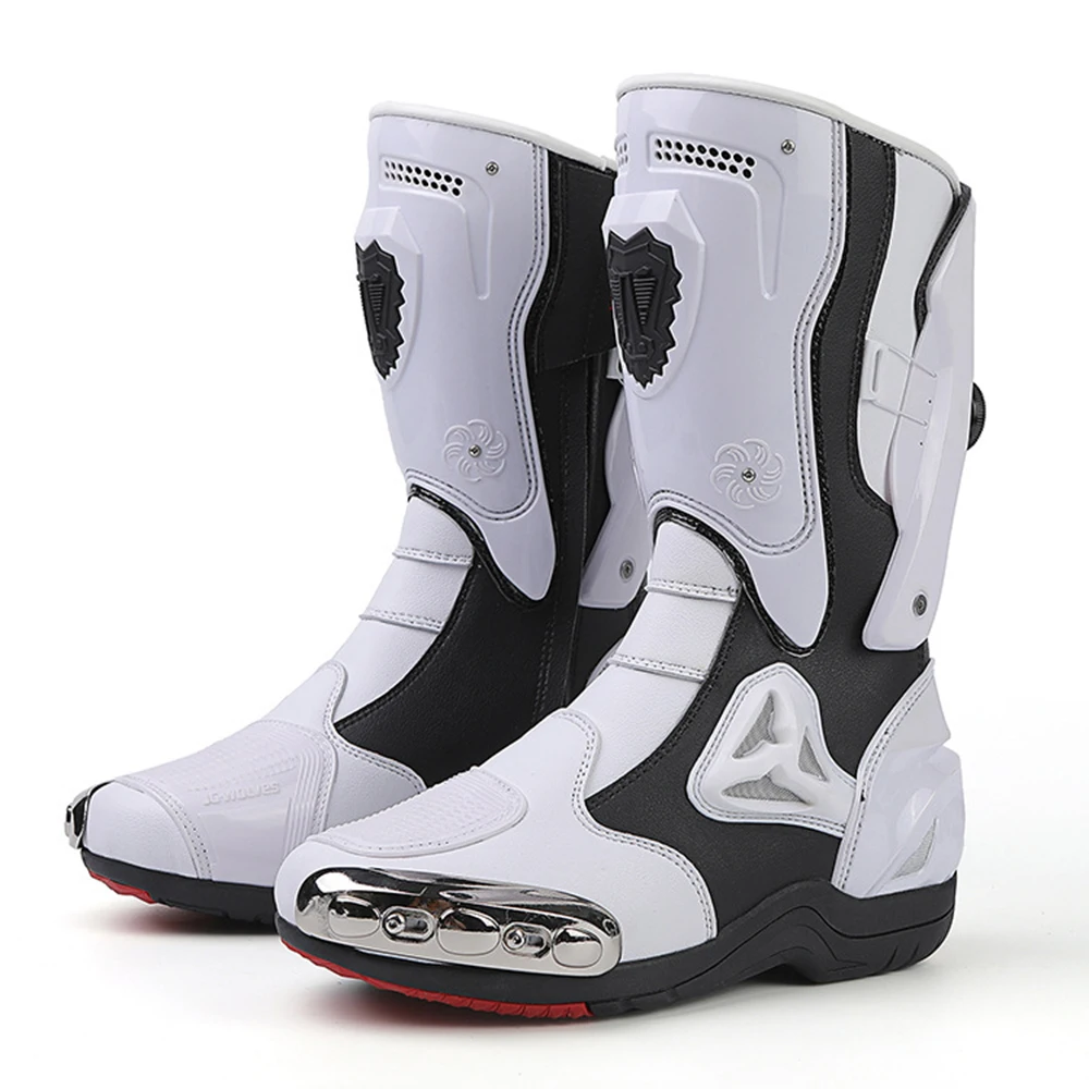 

Botas Moto Bombre Portability Cycling Motorcycle Boots Cushioning Botas De Moto Balance Motorcycle Shoes Fall Prevention