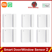 Original Xiaomi Mijia Door Window Sensor 2 Intelligent Mini Door Sensor Pocket Size Smart Home Automatic Control For Mi Home App