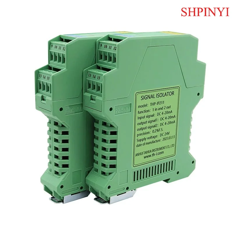 THP-IP Versatile Current/Voltage Input Signal Isolation Splitter - Adaptable to Different Industrial Control Systems