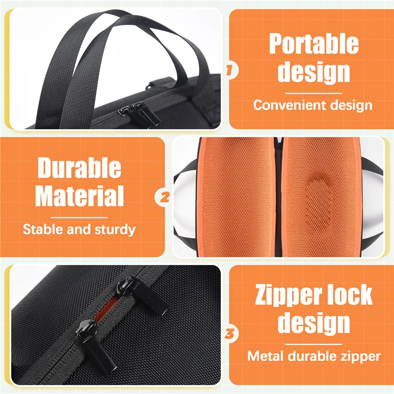 AED6-Hard EVA Case For  Xtreme 3 Travel Carrying Storage Box Protective Cover Bag Portable Wireless Speaker Bag