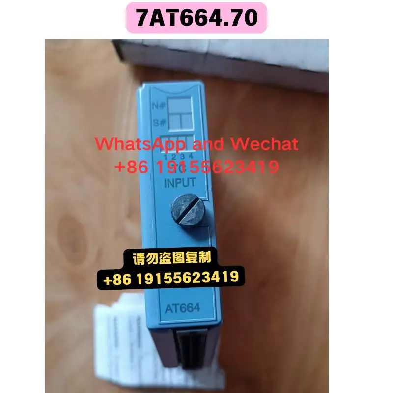 Brand new Original imported and used OEM disassembled parts 7AT664.70 PLC module Functional test OK Quick delivery