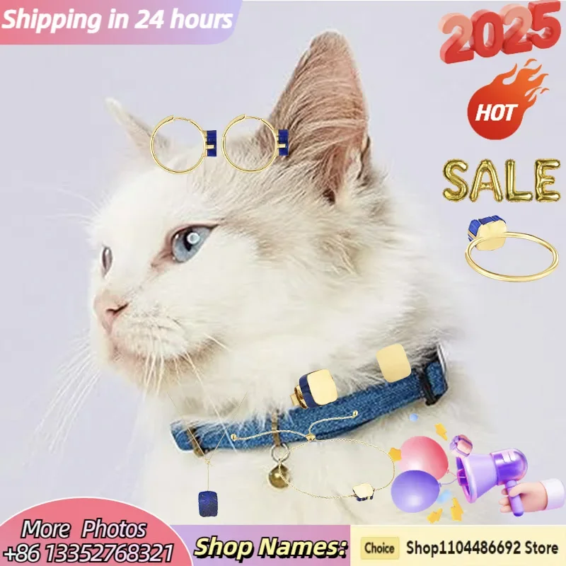 

2025 Cat New Style Spanish Cute Cat Accessories Hight-end Ring Earrings Bracelet 100% 925 Pure Silver Jewelry Free Delivery